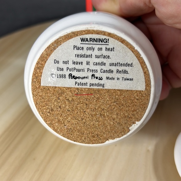 1988 Potpourri Press Christmas Holiday Room Scenter Warmer Candle - Picture 8 of 10